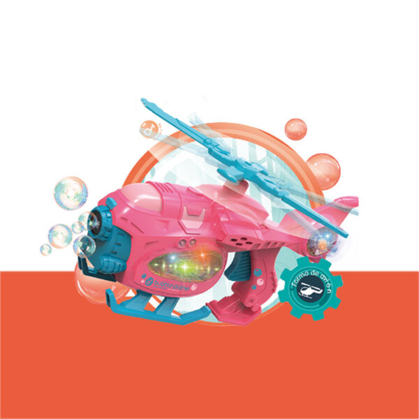Electric Cartoon Bubble Toy Universal Wheel With Light And Sound Effect Children's Outdoor Indoor Parent-child Toy Gift - Image 4