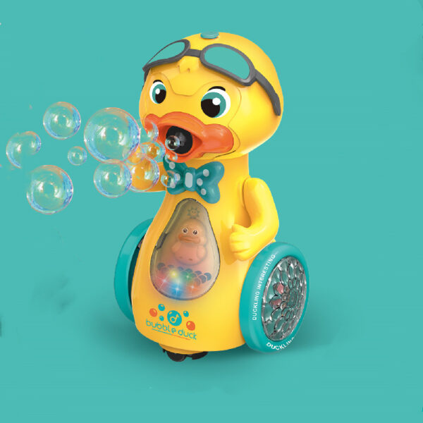 Electric Cartoon Bubble Toy Universal Wheel With Light And Sound Effect Children's Outdoor Indoor Parent-child Toy Gift - Image 3