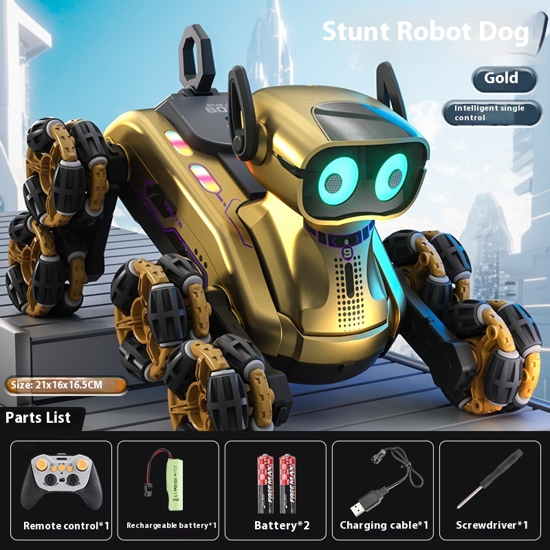Mechanical Dog Stunt Remote Control Toy Car - Image 9