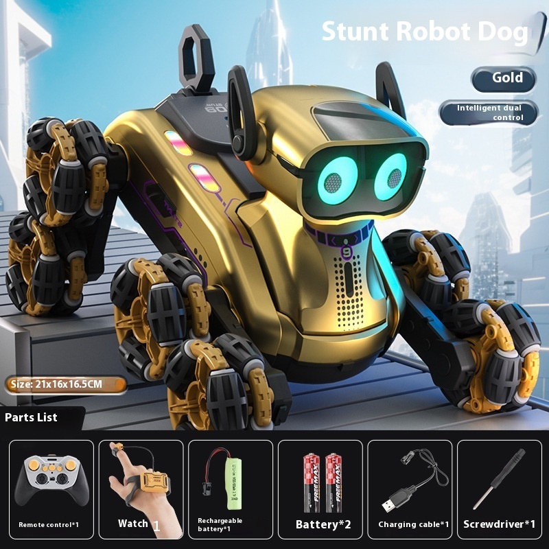 Mechanical Dog Stunt Remote Control Toy Car - Image 2