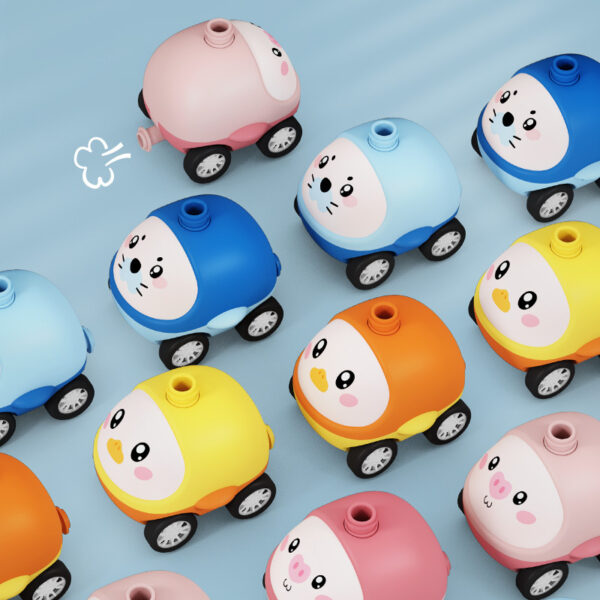 Balloon Car Toys For Babies 2 To 4 6 Years Kids Educational Air Power Balloon Car Launch Tower Montessori Toy For Children Gift - Image 9