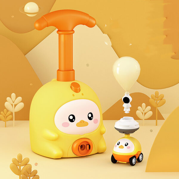 Balloon Car Toys For Babies 2 To 4 6 Years Kids Educational Air Power Balloon Car Launch Tower Montessori Toy For Children Gift - Image 8
