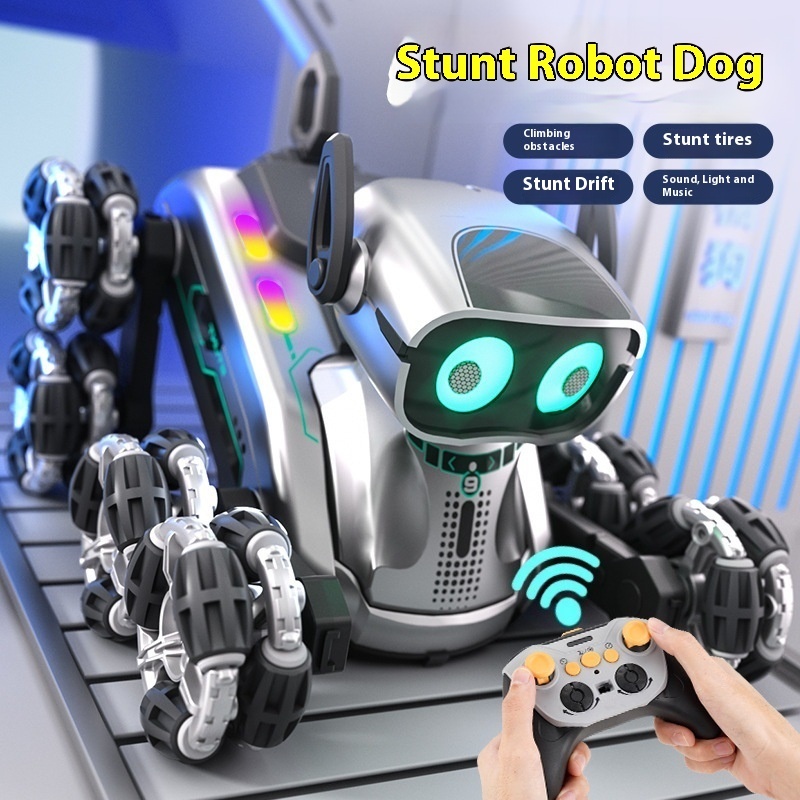 Mechanical Dog Stunt Remote Control Toy Car - Image 4